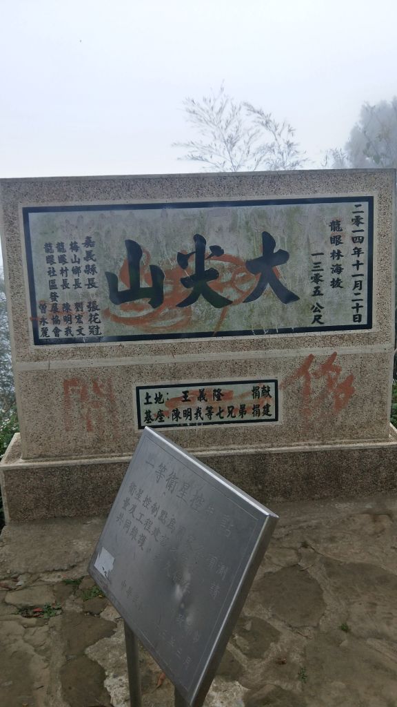 雲嘉七連峰之大尖山封面圖