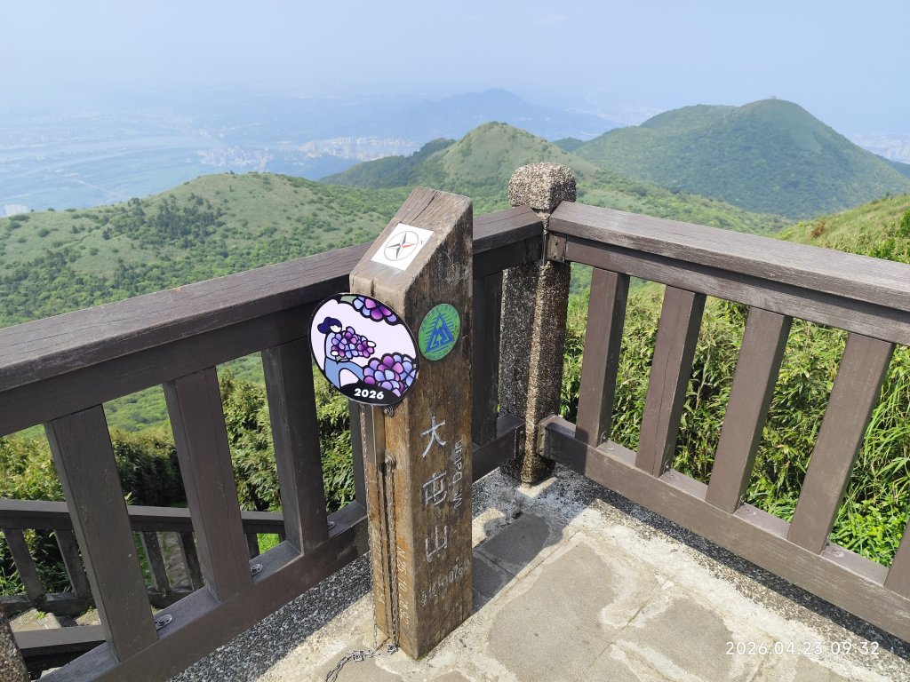 【臺北大縱走 2】二子坪→大屯山主峰→大屯坪步道→二子坪步道封面圖