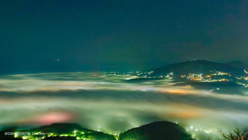 觀音山/硬漢嶺夜景琉璃光&火燒雲20240218 V.清透濾鏡特效修圖_2467731