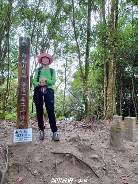 【台中和平】2022「谷關七雄，慢旅台中」登山活動認證。 瘦稜展望好視野。 谷關七雄~白毛山步道_1804511