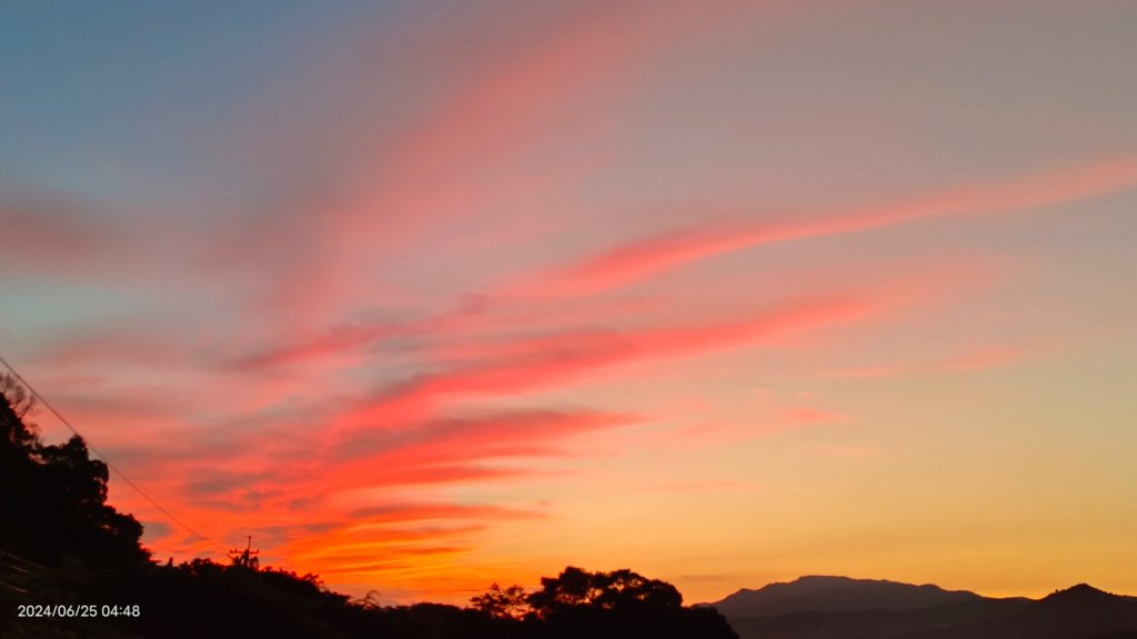 夜景 #琉璃光雲瀑 &火燒雲日出&藍天 #雲瀑  6/25_2534895
