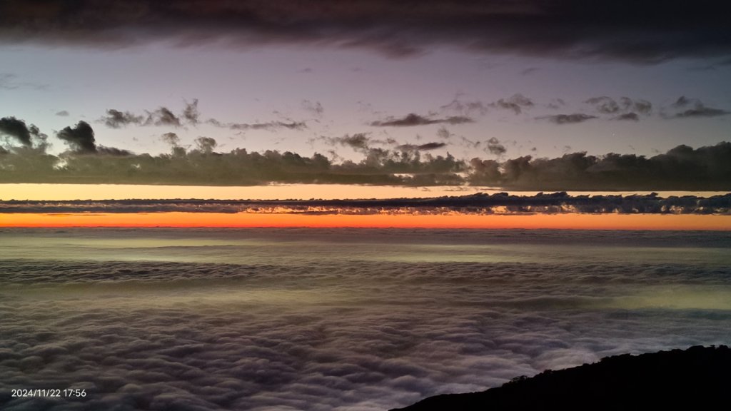 跟著雲海達人山友追雲趣-二訪 #鳶嘴山 解鎖 #黃金雲海 #夕陽雲海 #火燒雲 #琉璃光_2652062