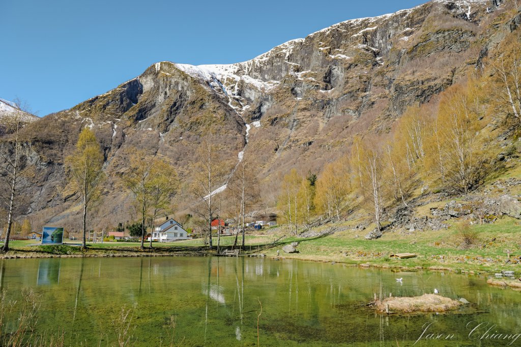 [挪威弗洛姆Flåm]峽灣、瀑布步道、教堂_2500321