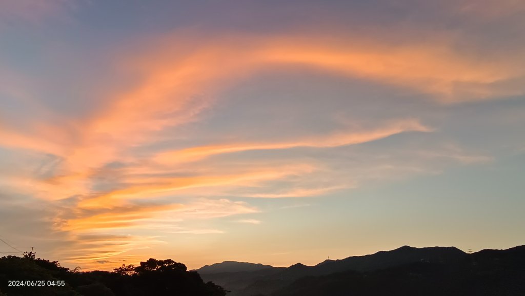 夜景 #琉璃光雲瀑 &火燒雲日出&藍天 #雲瀑  6/25_2534915