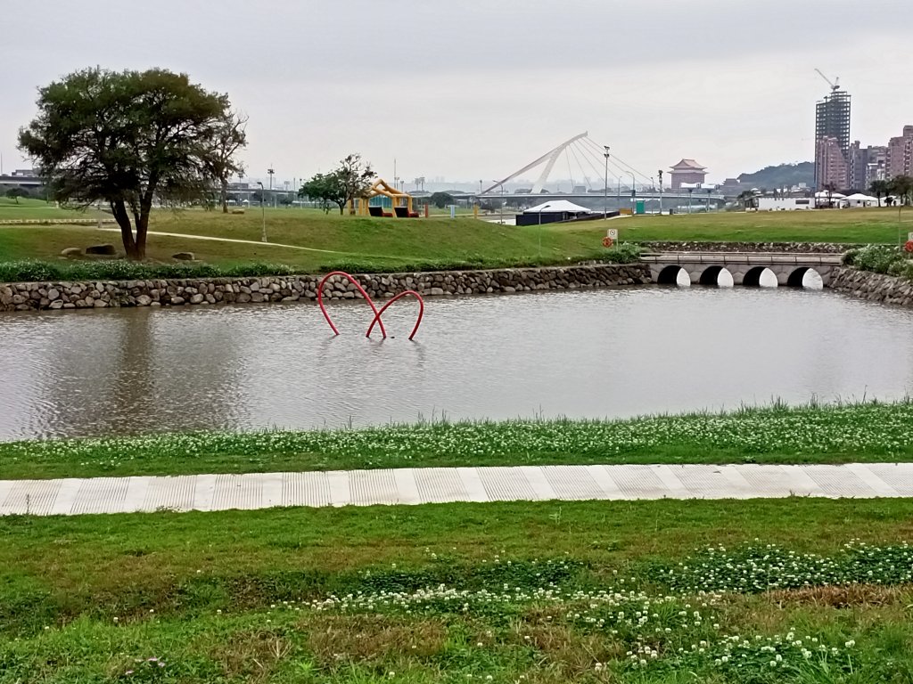 內湖瑞陽公園→文德三號公園→基隆河右岸→美堤河濱公園步道封面圖