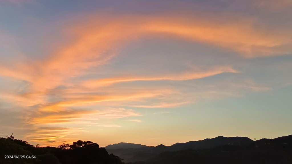 夜景 #琉璃光雲瀑 &火燒雲日出&藍天 #雲瀑  6/25_2534918