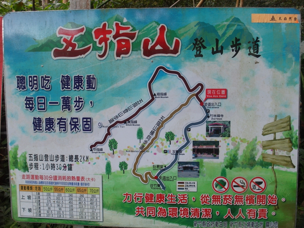 台灣小百岳第30座-五指山主峰三角點_85915