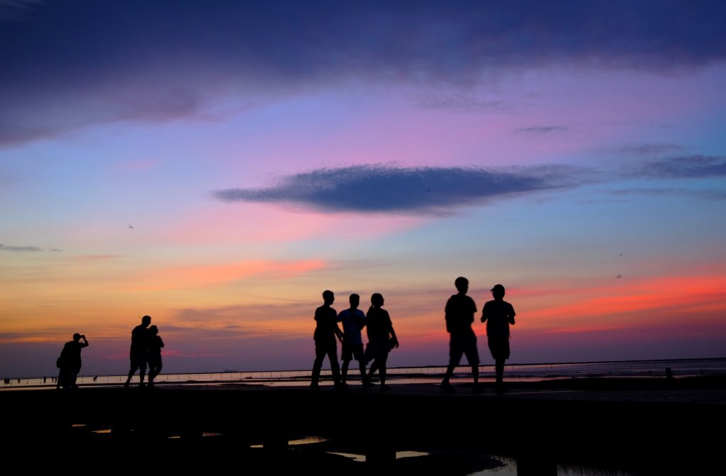 無敵夕陽美景...高美濕地_637138