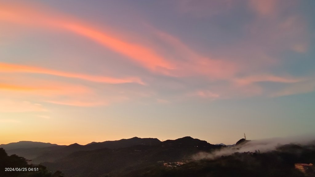 夜景 #琉璃光雲瀑 &火燒雲日出&藍天 #雲瀑  6/25_2534903
