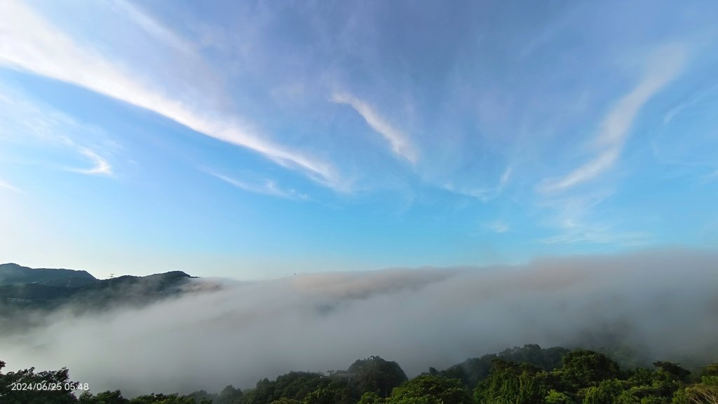 夜景 #琉璃光雲瀑 &火燒雲日出&藍天 #雲瀑  6/25_2534959