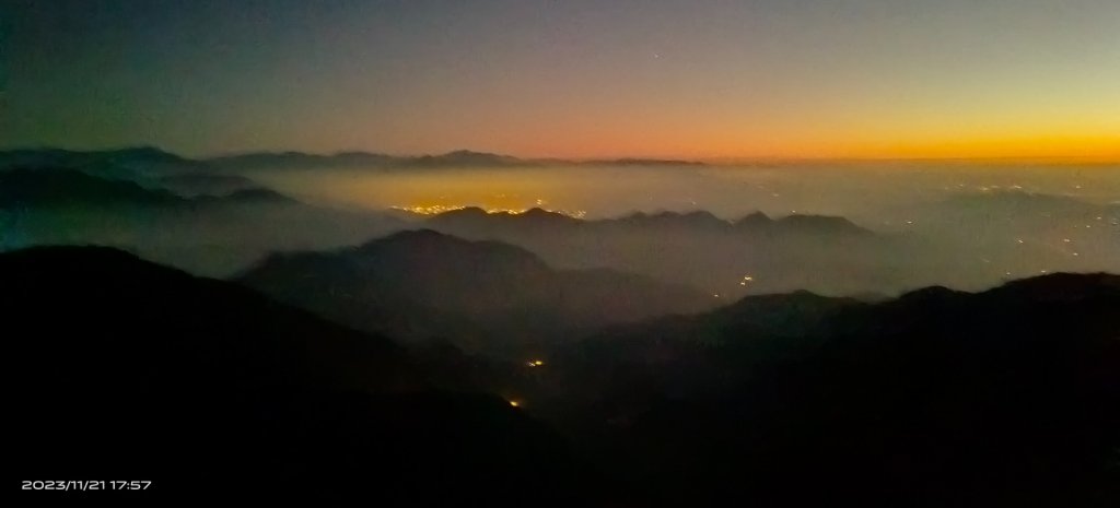 首登鳶嘴山-雲霧瀰漫/夕陽晚霞/星空夜景/琉璃光？11/21_2357118