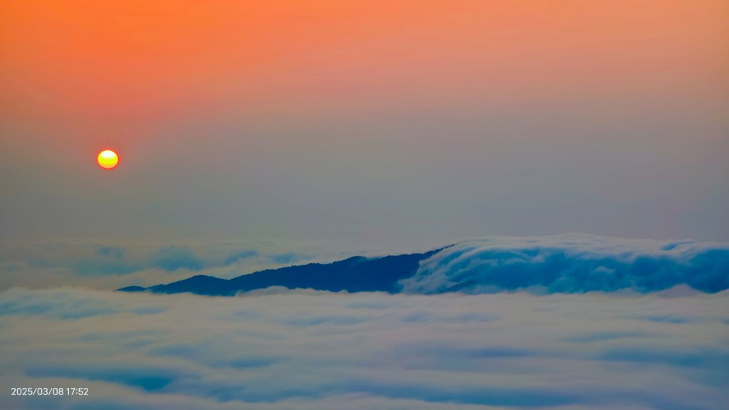 #馬那邦山 #夕陽 #雲海 #雲浪 3/8_2730421
