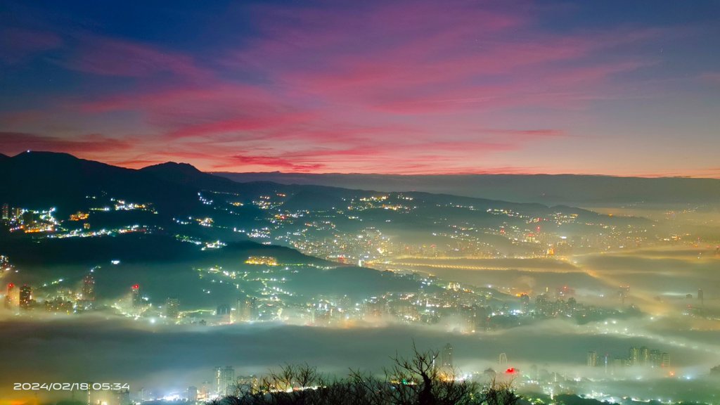 觀音山/硬漢嶺夜景琉璃光&火燒雲20240218 V.清透濾鏡特效修圖_2467790