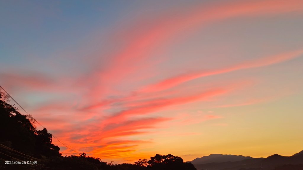 夜景 #琉璃光雲瀑 &火燒雲日出&藍天 #雲瀑  6/25_2534899