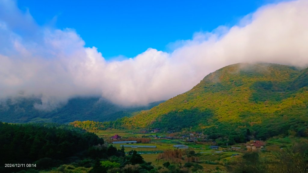 大屯山差強人意 #琉璃光 #火燒雲 #日出 #雲海 12/11_2666944