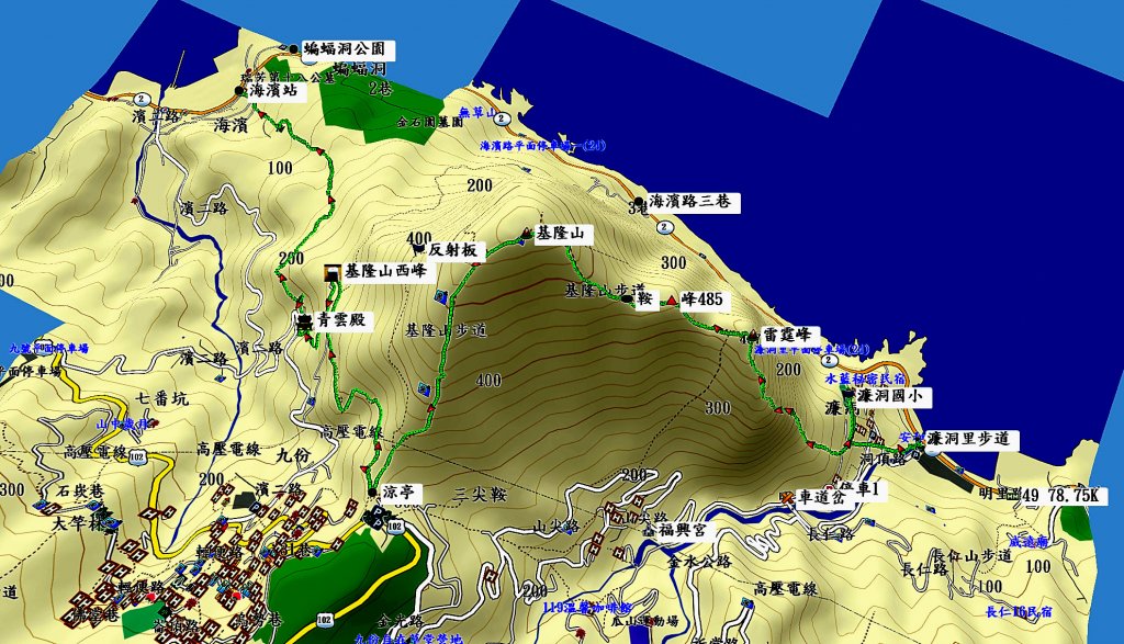 水湳洞-雷霆峰-基隆山-籠山保甲路-西峰封面圖