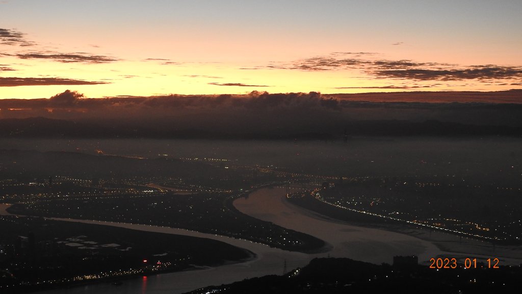 觀音山夜景/晨曦/日出&差強人意雲海&火燒雲_1991391