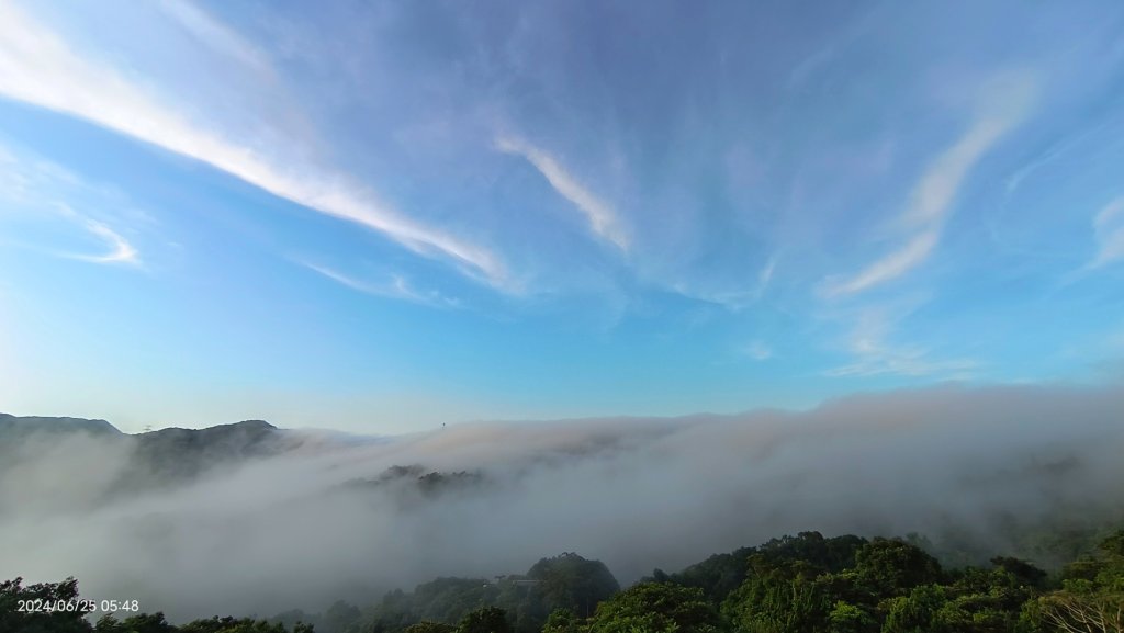 夜景 #琉璃光雲瀑 &火燒雲日出&藍天 #雲瀑  6/25_2534958