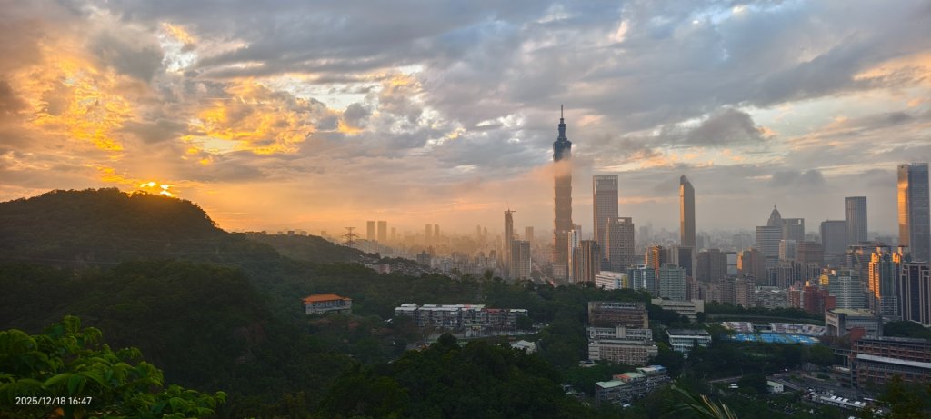 #天空之城 #穿雲箭 #虎山峰 #夕陽 #火燒雲 #夜景 #101大樓 12/18_2964750
