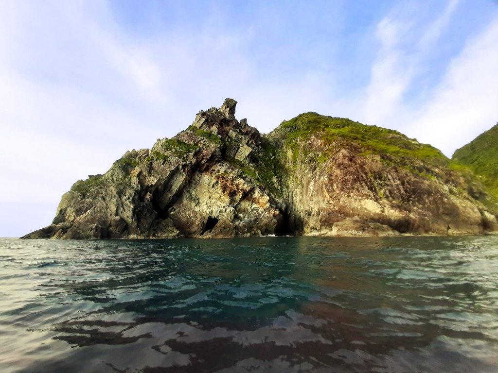 烏岩角海蝕洞。獨木舟。日出_1027347