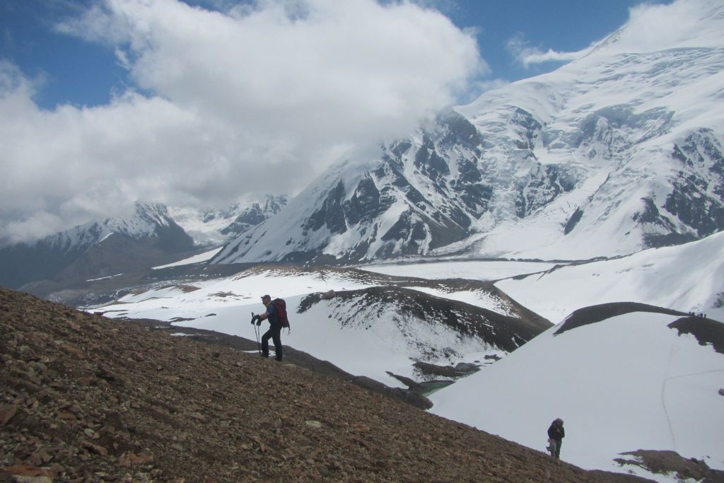 列寧峰，海拔7134公尺，海拔7134公尺--C1營地風景_118603