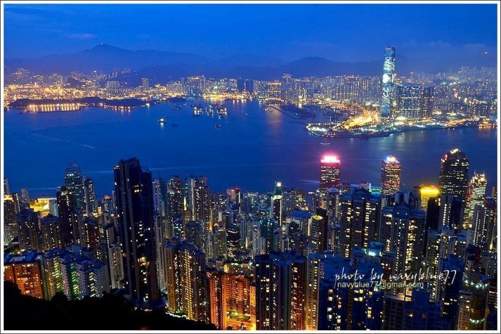 　香港太平山山頂環迴步行徑+百萬夜景_136083