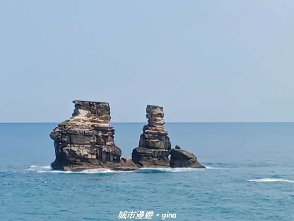 【新北金山】三面臨海視野佳。 獅頭山公園步道x神秘海灘x燭臺雙嶼_2818744