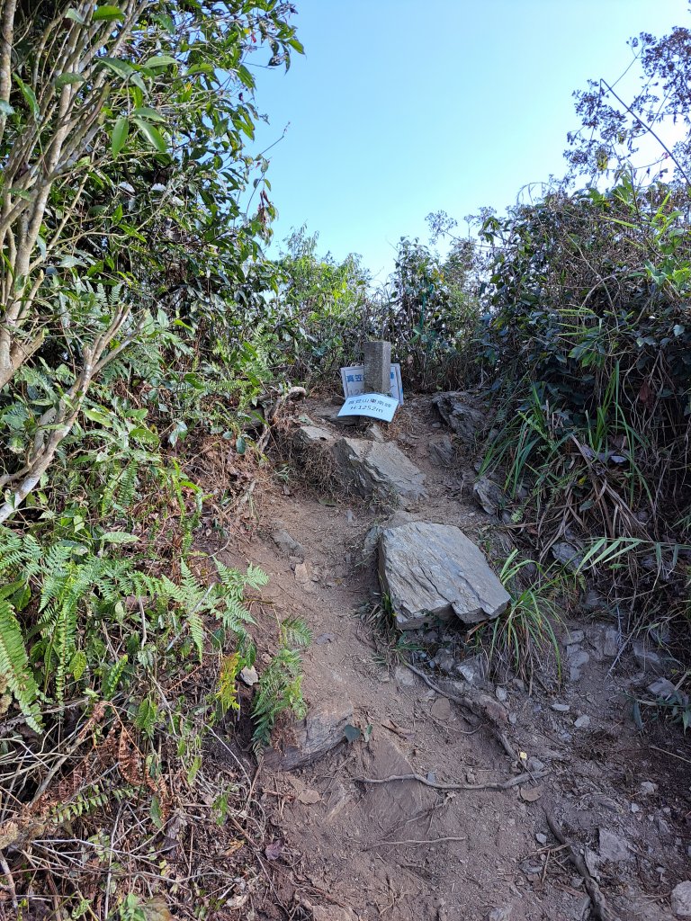 鱈葉根山+真笠山+白賓山縱走(救援中繼站起登)20230227_2046001