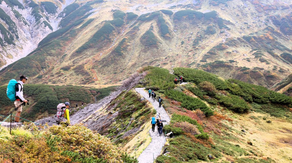 走在上帝翻落的調色盤上日本劍岳與立山連峰的山遊記_2954085
