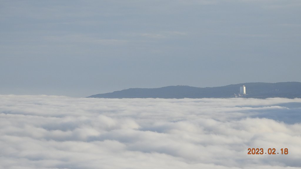 觀音山日出雲海+觀音圈+下弦月+曙光火燒雲&太平濱海步道晚霞海霧&琉璃光2/18_2035279