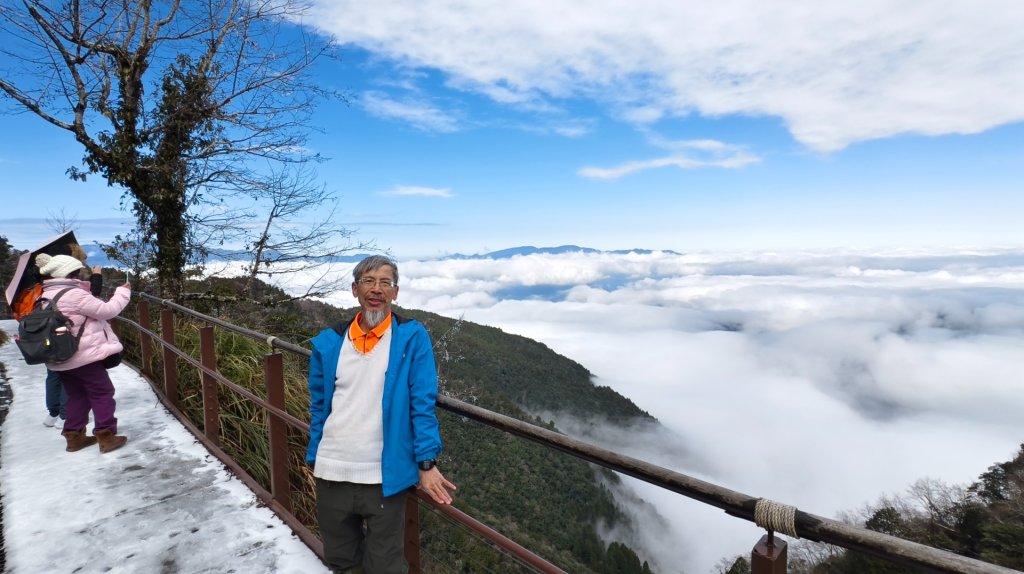 我的2025 第二場雪 #觀雲步道 #雲海 #望洋山 #黃喉貂 #山羌？#水鹿？2/4_2706670