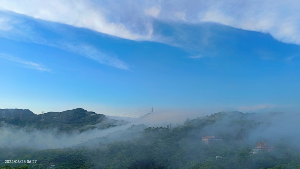 夜景 #琉璃光雲瀑 &火燒雲日出&藍天 #雲瀑  6/25_2534985