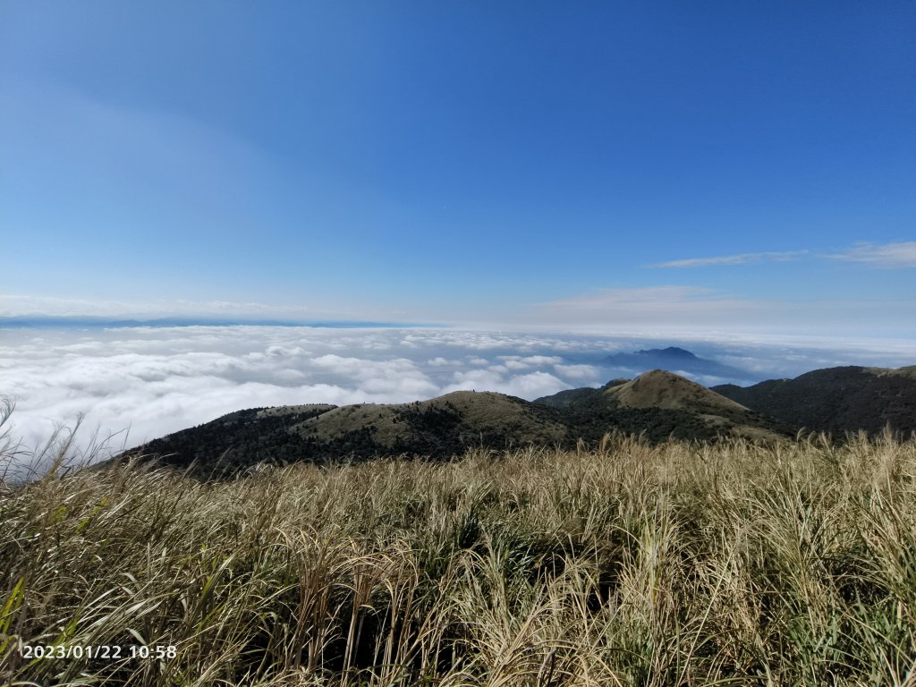 202301 兔年走春第二彈，父子倆的大屯山追雲海趣_2008652