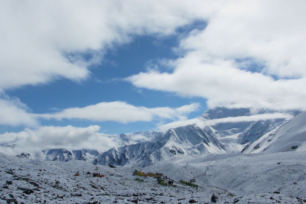 列寧峰，海拔7134公尺，海拔7134公尺--C1營地風景_118605