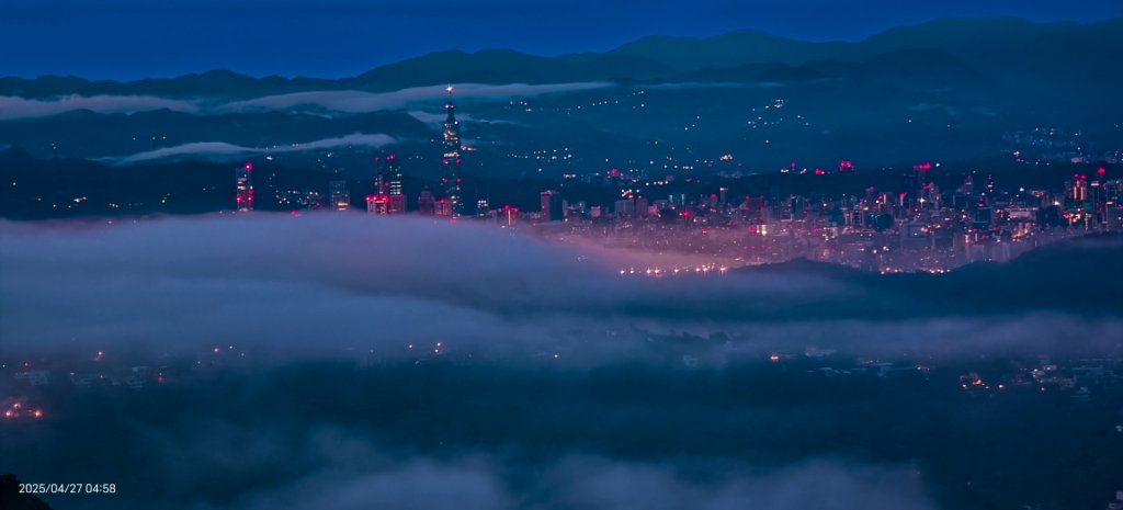 陽明山趴趴走 #琉璃光雲海 ，首拍 #綠鳩 4/27_2770755