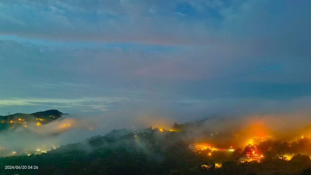 石碇趴趴走追雲趣-夜景雲瀑&日出&藍天雲瀑6/20 #雲瀑 #縮時攝影_2530768