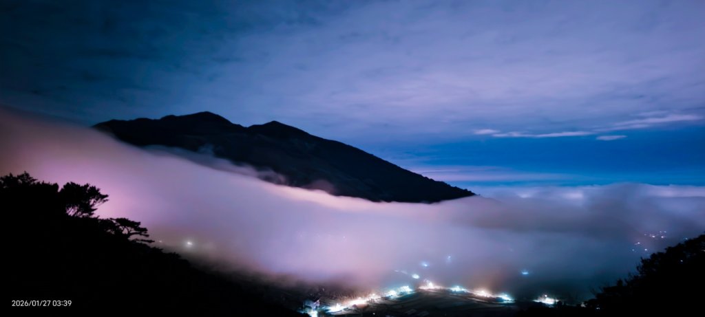 #大屯山 #百拉卡觀景台 #雲瀑 #雲海 #琉璃光 1/27封面圖