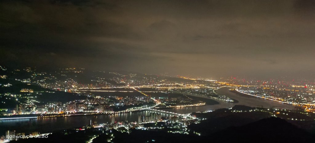 觀音山硬漢嶺百萬夜景+金星合月+曙光/斜射光1/8_2397227