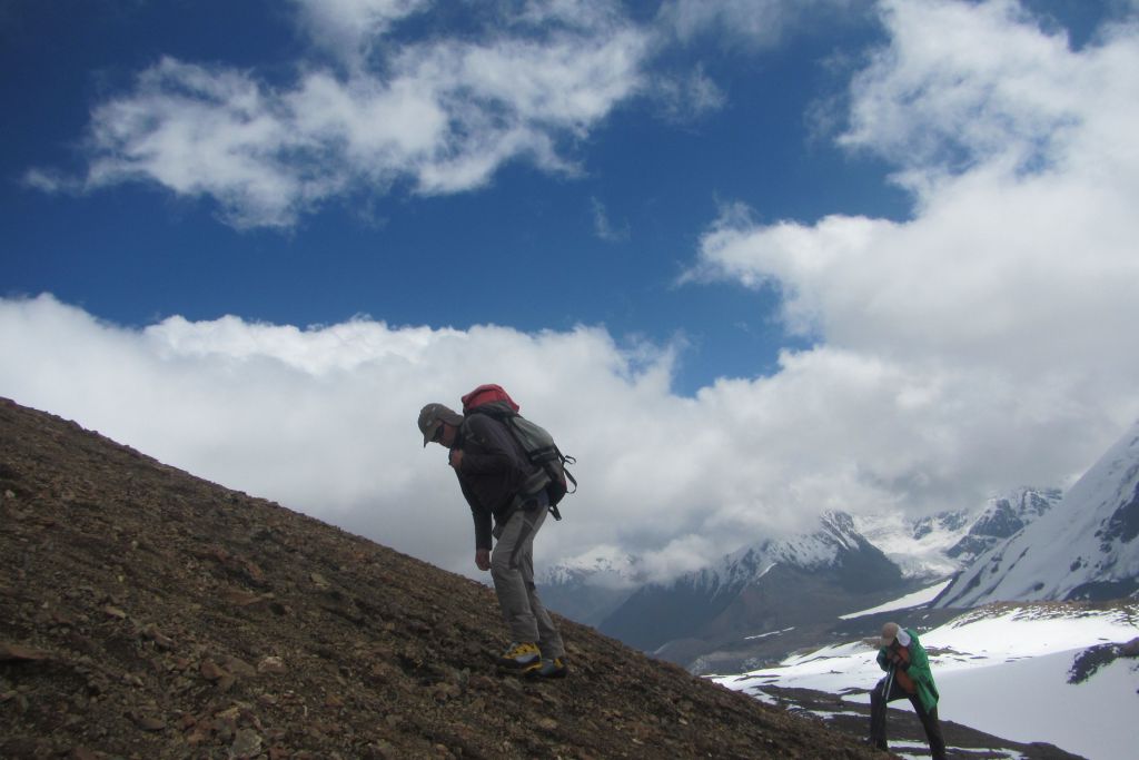 列寧峰，海拔7134公尺，海拔7134公尺--C1營地風景_118601