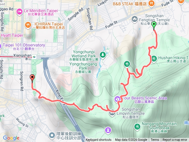 四獸山步道預覽圖