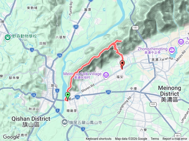 旗靈王縱走預覽圖
