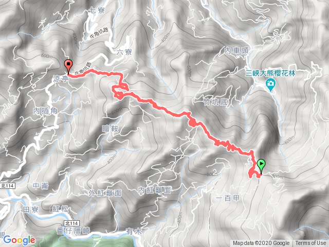 紅龜面山 西熊空山 牛角尖山 牛角坑山 縱走