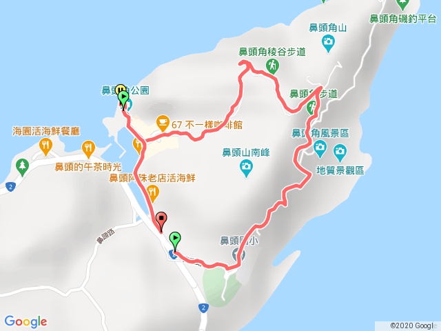 鼻頭角越嶺步道