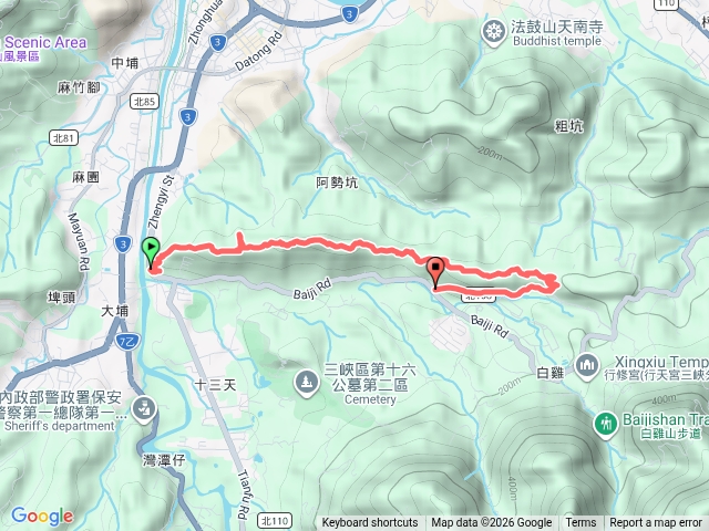 三峽王公坑山稜線步道