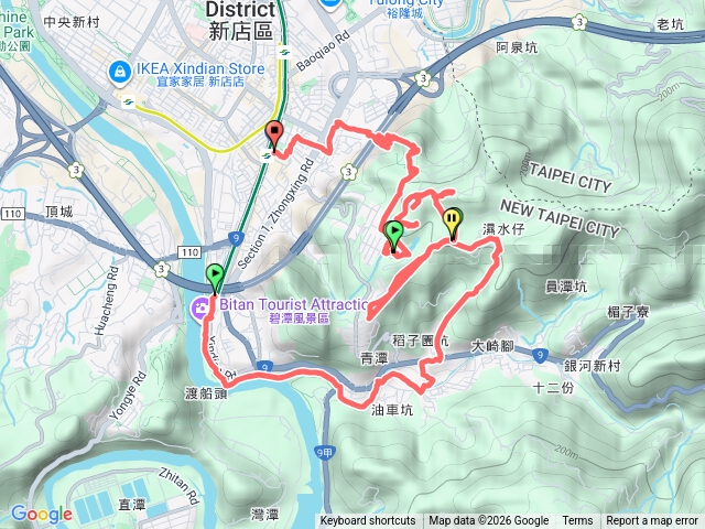 青潭大香山高麗坑山