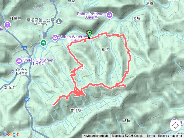 大華車站、幼坑崙、幼坑聚落古道、內平林山、平湖西步道、番仔坑山、乾坑古道、石龜將軍O形