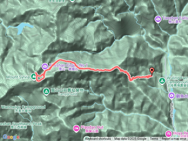 雪山主峰，北稜角