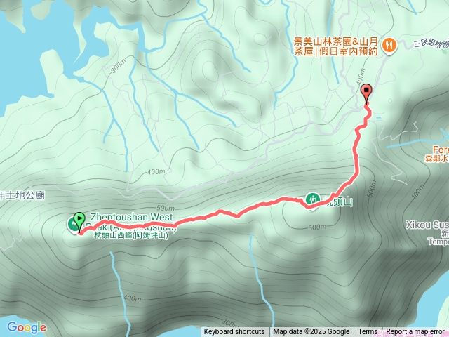 枕頭山，枕頭山西峰預覽圖