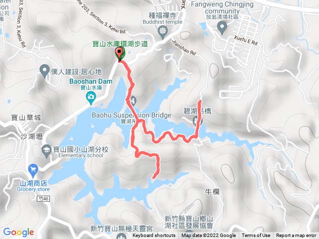 慢行 - 2022 - 步道 #5 - 寶山水庫環湖步道