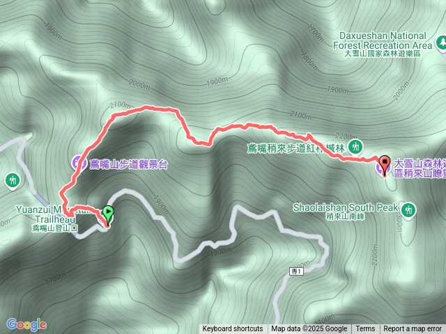 鳶嘴山鳶嘴捎來步道